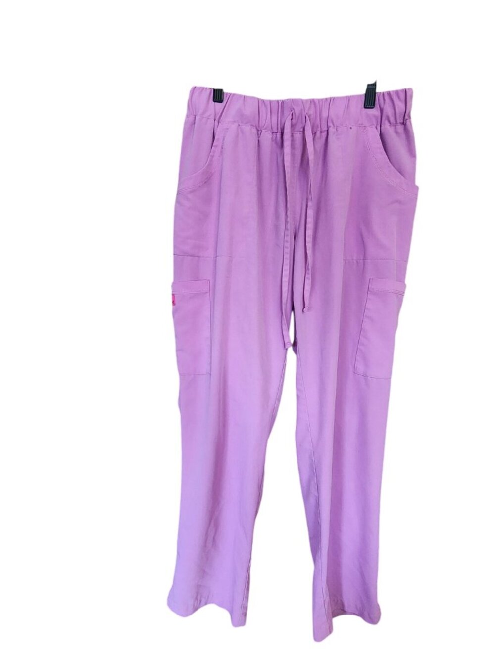 Betsey Johnson Womens Lilac Drawstring Cargo Pants L Regular